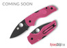 Spyderco: Lil' Native Lightweight - Lockback - Pink FRN - CTS-BD1N - Black DLC - C230PPNBK