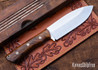 Lishen Knives: Yukon - Desert Ironwood - Mosaic Pins - LK17BL022