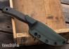 Bradshaw Blades: EDC Trapper - Green Canvas Micarta - Orange Liners - D2 Tool Steel
