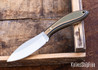 L.T. Wright Knives: Small Northern Hunter - AEB-L - High Saber Ground - Camo G10 - Matte Finish