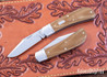 RoseCraft Blades: Hatchie River Jack - Light Brown Micarta - 14C28N