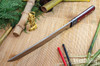 Bark River Knives: Tengu - CPM 3V - Black Bolster - Red G-10 - Black Liners