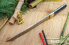 Bark River Knives: Tengu - CPM 3V - Black Carbon Fiber - Black Liners - Hollow Brass Pins
