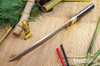 Bark River Knives: Tengu - CPM 3V - Black G-10 - Red Liners - Mosaic Pins