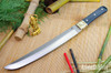 Bark River Knives: Tengu - CPM 3V - Black Linen Micarta - Red Liners - Mosaic Pins