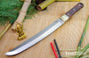 Bark River Knives: Tengu - CPM 3V - Dark Curly Maple - Black Liners - Mosaic Pins #2