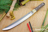 Bark River Knives: Tengu - CPM 3V - Zericote - Black Liners