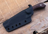 Bradford Knives: Guardian 3 HH Wharnie - 3D OD Green Burlap Micarta - Stonewash - Kydex Sheath