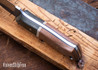 Bradshaw Blades: UCUT - Natural / Green Canvas Micarta - D2 Tool Steel - BB22DL005