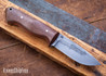 Bradshaw Blades: Classic - Vintage Crosscut Micarta - 1095 Carbon Steel - BB22DL010