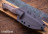 Bradshaw Blades: Classic - Vintage Crosscut Micarta - 1095 Carbon Steel - BB22DL010