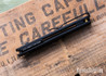 SRM Knives: 255L-FB2 Medal - Shredded Carbon Fiber - Ambi-Lock - Laminated 140Cr - Black Bead Blasted