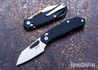 SRM Knives: Cub 261M-GB - Black G10 - Bead Blast Wharncliffe - Ambi-Lock - 154CM