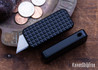 Rivery MFG: Zero - Manual OTF Utility Knife - Grenade Pattern - Black Aluminum