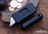 Rivery MFG: Zero - Manual OTF Utility Knife - Smooth Operator Pattern - Black Aluminum