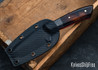 Muteki: 3.4" Kajiki - Carbon Fiber & Arizona Desert Ironwood - Cherry G10 Liners - Hitachi White #1 Steel - #6514