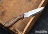 Muteki: 3" Perfect Neck Knife - Bocote - Ruby Red G10 Liners - Hitachi White #1 Steel - #6513