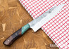 Muteki: 6.22" Funayuki - Ironwood & Dyed Maple - Red G10 Liners - Hitachi White #1 Steel - #6506