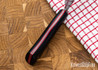Muteki: 8.19" Kiritsuke - Ebony Wood - Cherry Red G10 Liners - Hitachi White #1 Steel - #6296