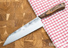 Muteki: 6.94" Kiritsuke - Bocote - Black G10 Liners - Hitachi White #1 Steel - #6142