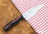 Muteki: 5" Petty - Ironwood - Blue & Green G10 Liners - Hitachi White #1 Steel - #6137