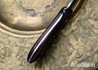 Carter Cutlery: Long Original - Ironwood Wood - Red Liners - Copper & Mosaic Pins - Black Oxide Finish