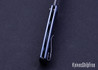 Zero Tolerance: 0044BLU Flipper - Factory Special Series - Blue Anodized Titanium - CPM-S90V - Working Finish - Button Lock