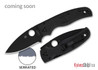 Spyderco: Shaman Lightweight Blackout - Black FRN - Compression Lock - CTS-BD1N - Serrated - Black DLC - C229SBBK