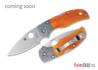 Spyderco 50th Anniversary Sprint Run - Native 5 - Lockback - Amber Bone - CPM-S90V - Etched Mosaic Bolster - C41BA50TH