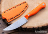 Kestrel Knives: Ovis Hunter 2.0 - Orange G-10 - MagnaCut - Stonewashed - Orange Kydex