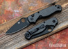 Spyderco: ButtonUp Blackout - Button Lock - Carbon Fiber - 8Cr13MoV - Black Oxide