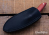 J. Hoffman Knives - #2623 - Onez - Orange Burlap Micarta - AEB-L