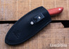 J. Hoffman Knives - #2623 - Onez - Orange Burlap Micarta - AEB-L