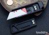 Rivery MFG: Zero-G - Manual OTF Utility Knife - Original Pattern - Black Aluminum