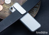 Rivery MFG: Zero-G - Manual OTF Utility Knife - Smooth Operator Pattern - Gray Aluminum