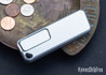 Rivery MFG: Zero-G - Manual OTF Utility Knife - Smooth Operator Pattern - Gray Aluminum