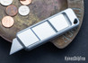 Rivery MFG: Zero-G - Manual OTF Utility Knife - Smooth Operator Pattern - Gray Aluminum