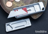 Rivery MFG: Zero-G - Manual OTF Utility Knife - Smooth Operator Pattern - Gray Aluminum
