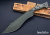 RMJ Tactical: Sapper - Dirty Olive G-10 - 80CrV2 - OD Green Cerakote