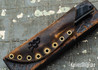 Bald Man Knife & Tool  - Bone River Co. Colab - Thick-a-Tross - Black & Red Marbled G10 - Magnacut