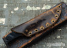 Bald Man Knife & Tool  - Bone River Co. Colab - Thick-a-Tross - Black & Red Marbled G10 - Magnacut