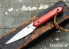 Bald Man Knife & Tool - Forager - Burnt Orange Burlap - Nitro V