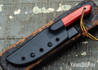 Bald Man Knife & Tool - Forager - Burnt Orange Burlap - Nitro V