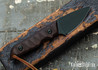 Bald Man Knife & Tool - Albatross - Mocha Paper Micarta - Dark Forest Green CPM 154