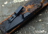 Bald Man Knife & Tool - Albatross - Mocha Paper Micarta - Dark Forest Green CPM 154