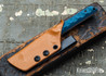 Bald Man Knife & Tool - Thicker Clipper T - Blue Burlap - Magnacut