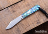Jack Wolf Knives: Gateway FIXedc - Abalone - 14C28N - Satin