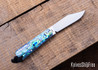 Jack Wolf Knives: Gateway FIXedc - Abalone - 14C28N - Satin