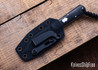 Jack Wolf Knives: Gateway FIXedc - Ebony Wood - 14C28N - Satin
