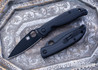 Spyderco: Mantra 4 Blackout - Flipper - Black G-10 - Liner Lock - 8Cr13MoV - Black Oxide